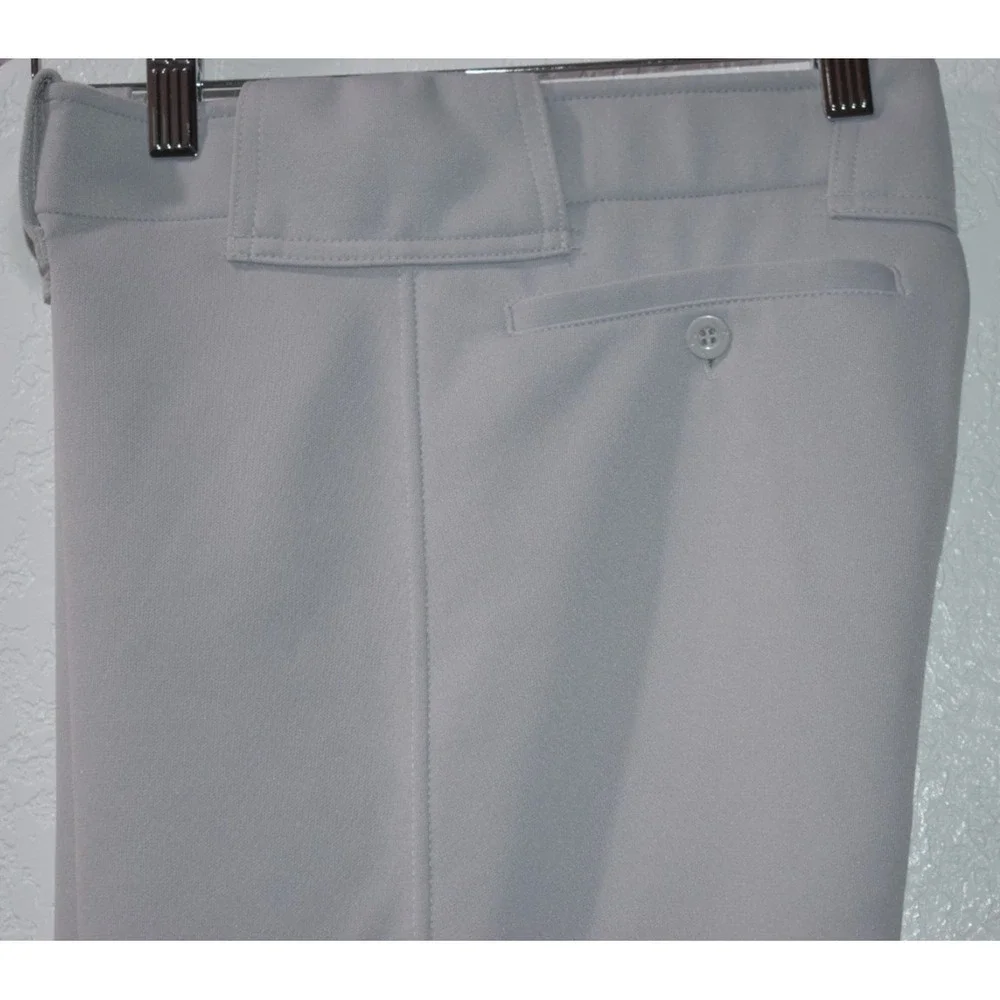 Mizuno Womens M Softball Pants Light Gray Performance Athletic Fastpitch RN89730 - Picture 5 of 16